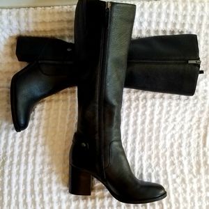 Franco Sarto Ashira black leather women boots